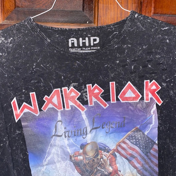 Warrior Ripped Long Sleeve Band T - Picture 2 of 5